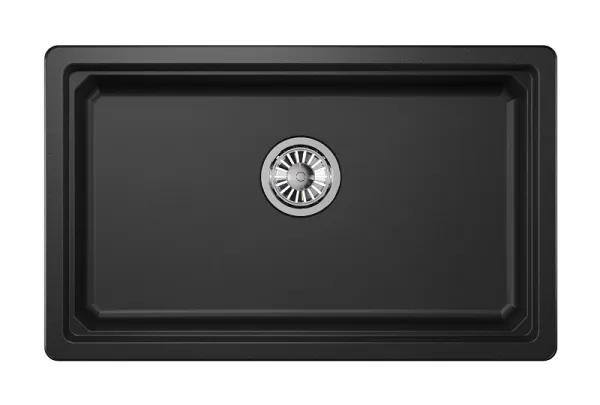 KS-7303U, АЛЮМИНИУМ, кухонная мойка, кварц