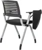 Стул Бюрократ X-Click-PP черный со столиком на ножках металл серый