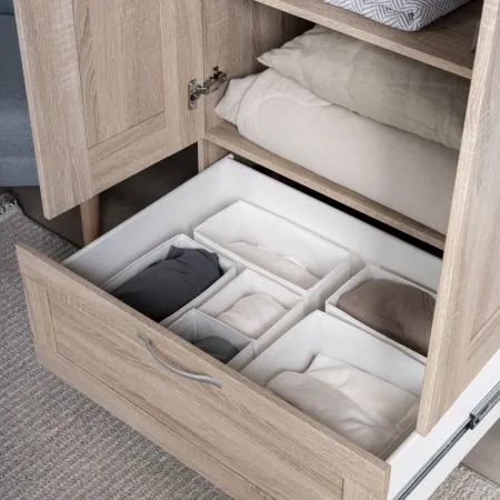 2.02.01.470.3 СИРИУС шкаф 2 двери и 1 ящик 78х59х220 сонома RU