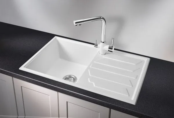 8002, АРКТИК (БЕЛЫЙ), кухонная мойка, кварц