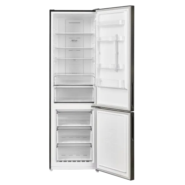 Холодильник MAUNFELD MFF200NF10 Inverter Черная нержавеющая сталь