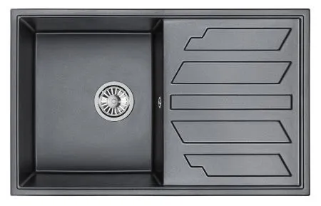 8002, БАЗАЛЬТ, кухонная мойка, кварц