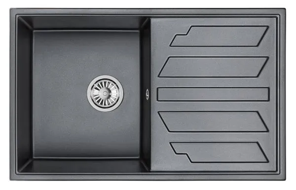 8002, БАЗАЛЬТ, кухонная мойка, кварц