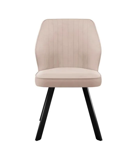 Стул DikLine 232M поворотный B03 BEIGE, ножки черные
