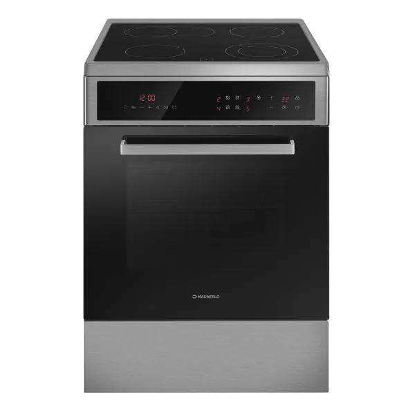 Электрическая стеклокерамическая плита MAUNFELD MEC611C10TD Нержавеющая сталь
