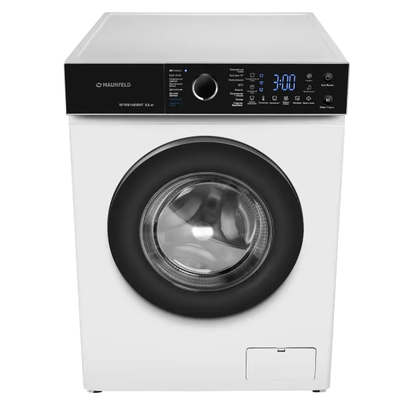 Стиральная машина c инвертором и паром MAUNFELD MFWM148IWHT Белый