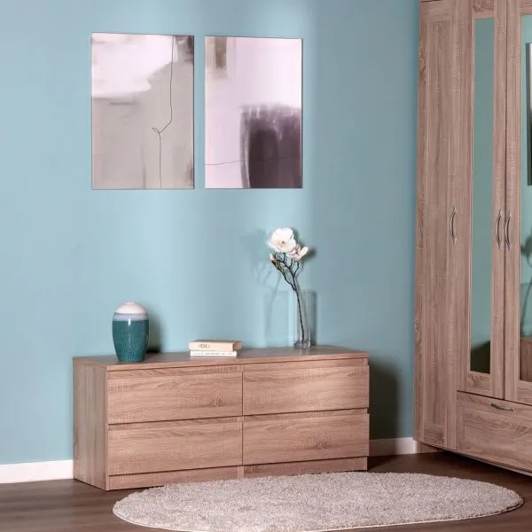 2.03.03.100.3 КАСТОР тумба 4 ящика RU сонома