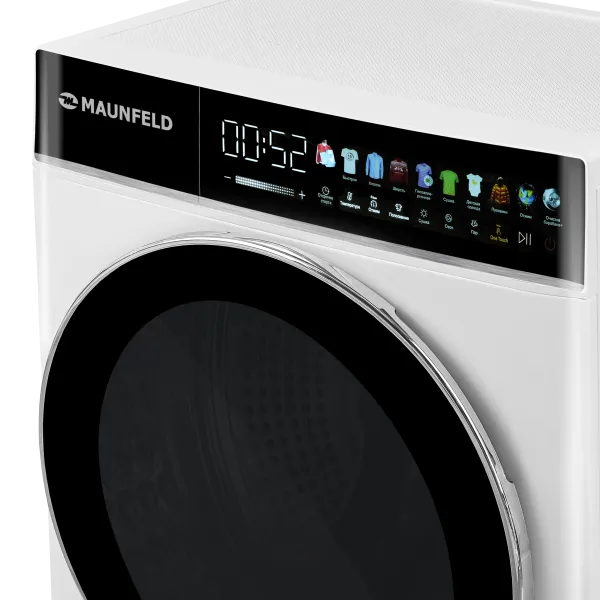 Стиральная машина c инвертором и сушкой MAUNFELD MFWD1295WH05 Белый