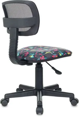 Кресло детское Бюрократ CH-299 черный TW-01 сиденье мультиколор геометрия сетка/ткань крестов. пластик