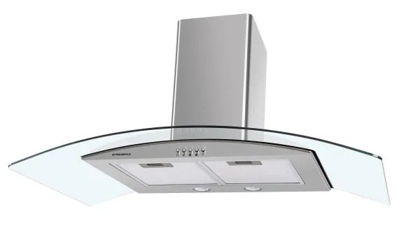 Кухонная вытяжка MAUNFELD Ancona PlusA 90 нержавеющая сталь\прозрачное стекло Нержавеющая сталь