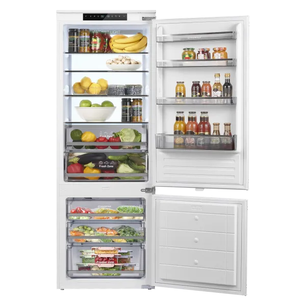 Встраиваемый холодильник NO FROST с инвертором MAUNFELD MBF19369NFWGR LUX Inverter Белый