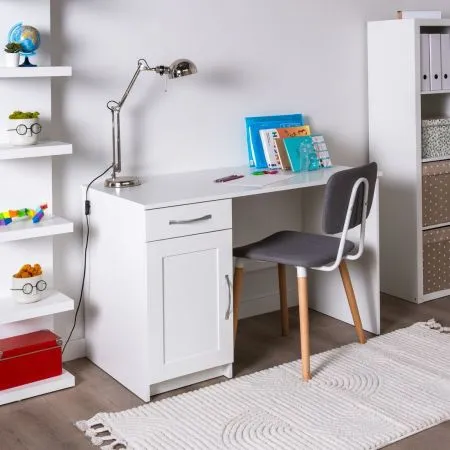 2.03.06.030.1 КАСТОР стол письменный 116х65 RU белый