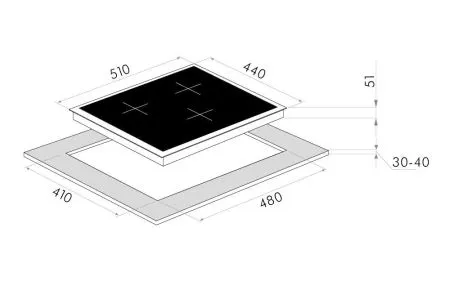 Газовая варочная панель MAUNFELD EGHS.43.33CS/G Нержавеющая сталь