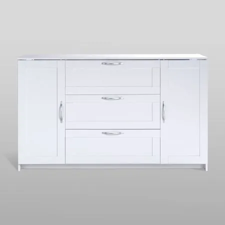 2.02.03.290.1 СИРИУС тумба 2 двери и 3 ящика 156х95 белая RU