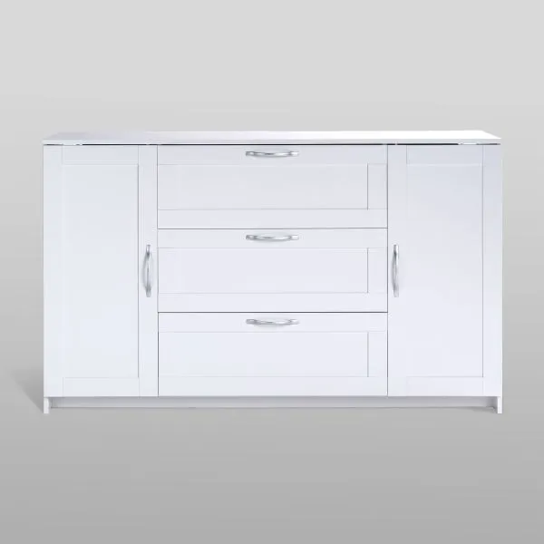 2.02.03.290.1 СИРИУС тумба 2 двери и 3 ящика 156х95 белая RU