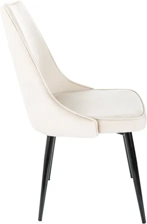 Стул для дома Бюрократ CH-K4 бежевый Holland 06 металл черный на ножках (CH-K4_1/HL07)