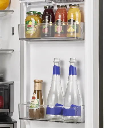 Холодильник с инвертором MAUNFELD MFF190NFD Нержавеющая сталь