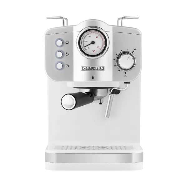 Кофемашина рожкового типа MAUNFELD MF-735WH PRO Белый