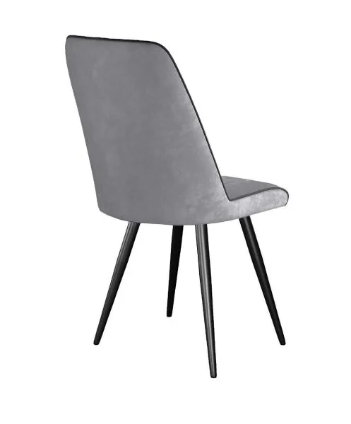 Стул DikLine 324 поворотный B22 GREY, ножки черные