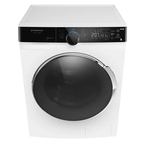 Стиральная машина с инвертором и паром MAUNFELD MFWM127STWH06 Белый