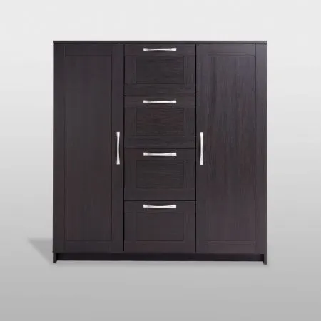 2.02.03.350.5 СИРИУС тумба 2 двери и 4 ящика 117х123 Дуб Венге RU