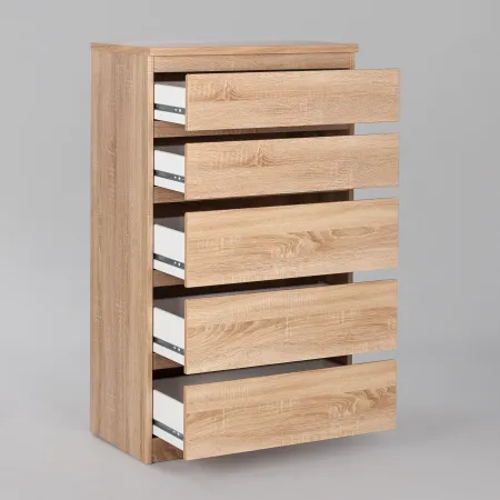 2.03.02.070.3 КАСТОР комод 5 ящиков RU сонома