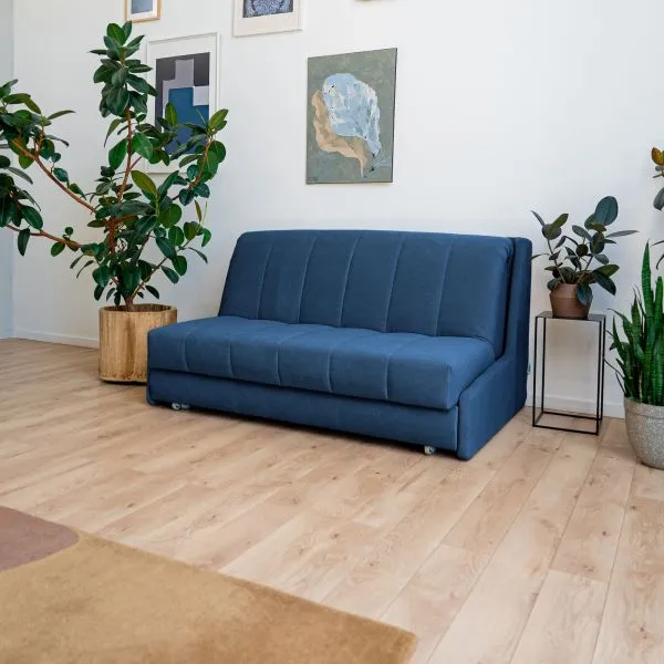 РИЧМОНД Складная кровать темно-синяя, 200