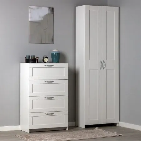 2.02.02.060.1 СИРИУС комод "4 ящика белый RU"