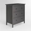 2.08.02.020.4 САГА комод 3 ящика серый