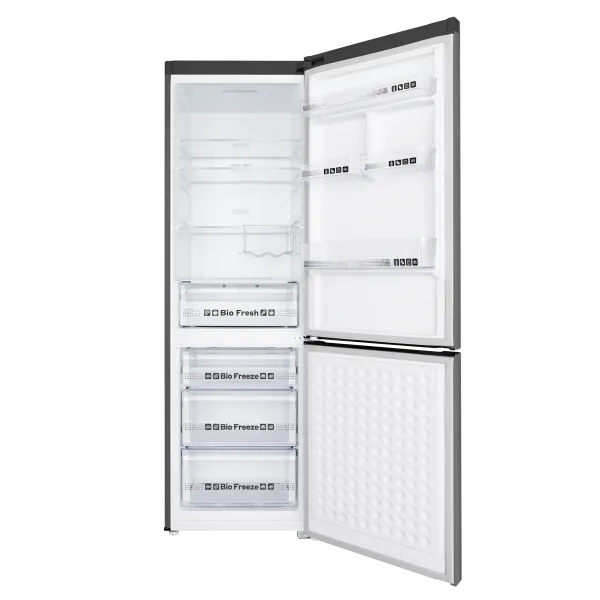 Холодильник-морозильник с инвертором MAUNFELD MFF187NFI10_1 Нержавеющая сталь