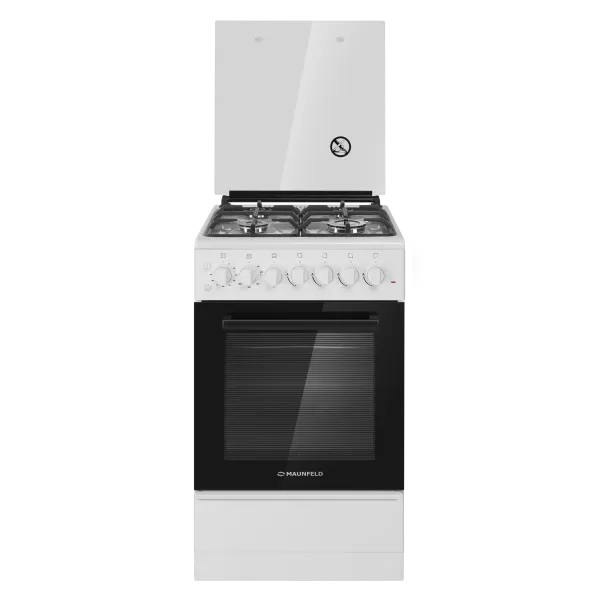 Газовая плита с электрической духовкой MAUNFELD MGC50EC02 Белый