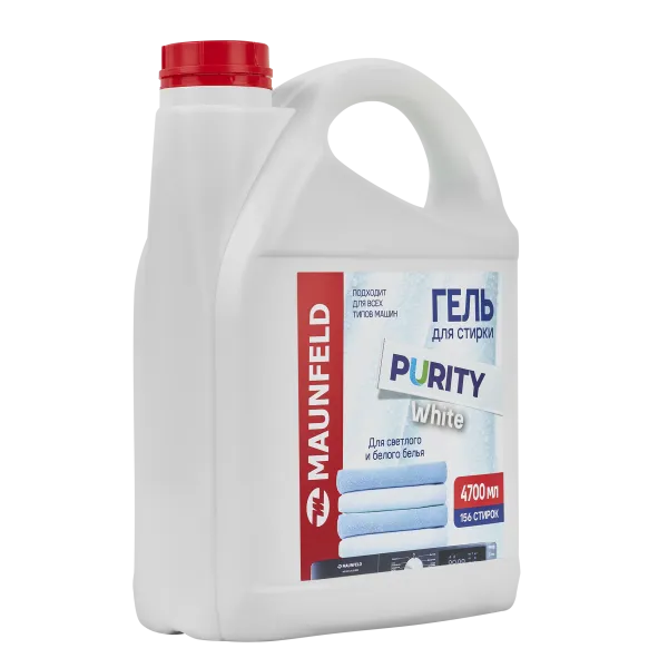 Гель для стирки Maunfeld Purity White 4700мл MWL4700PW Голубой