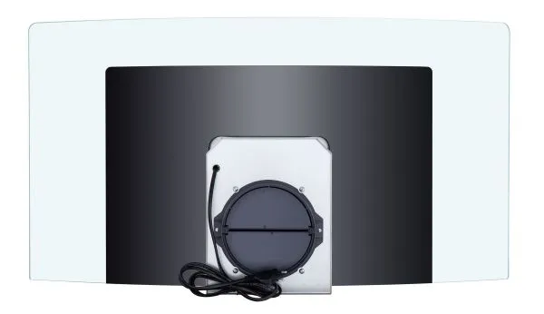 Кухонная вытяжка MAUNFELD Ancona PlusA 90 нержавеющая сталь\прозрачное стекло Нержавеющая сталь