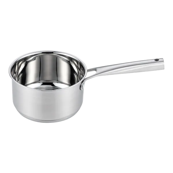 Ковш MAUNFELD FLORENCE MF18FR01SP из нержавеющей стали со стеклянной крышкой, 16 см, 1,8 л