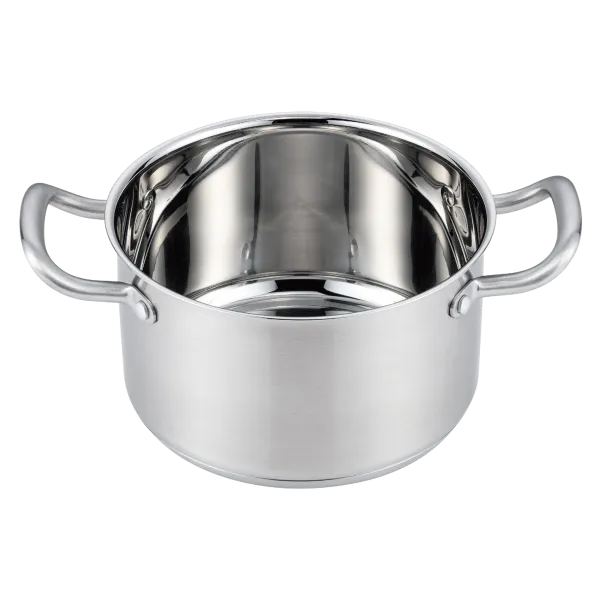 Кастрюля MAUNFELD FLORENCE MF36FR01CR из нержавеющей стали со стеклянной крышкой, 20см, 3,6 л