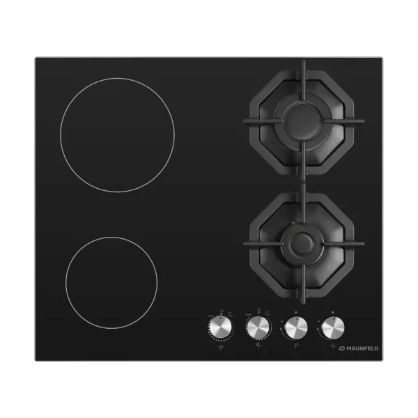 Комбинированная варочная панель MAUNFELD EEHG.642VC.2CB/KG Черный
