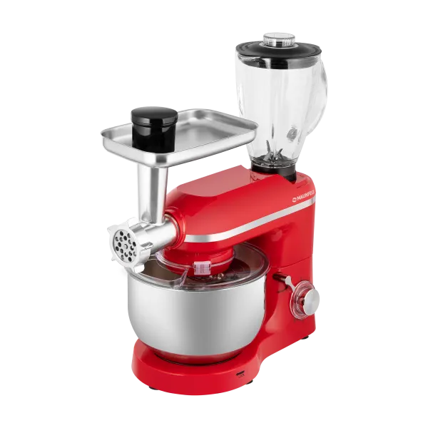 Кухонный комбайн 3в1 MAUNFELD MF-433CH PRO Вишневый