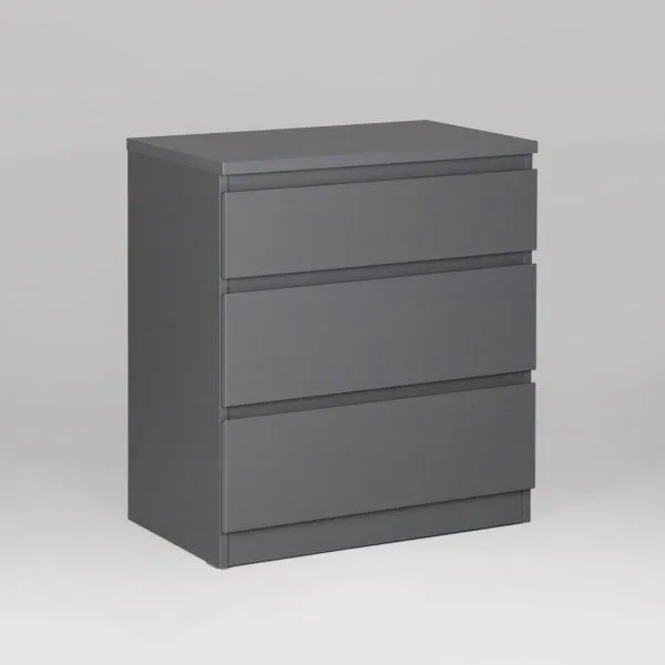 2.03.02.060.4 КАСТОР комод 3 ящика RU серый