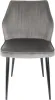 Стул для дома Бюрократ CH-K5 т.серый Holland 18 металл черный на ножках (CH-K5_1/HL18)