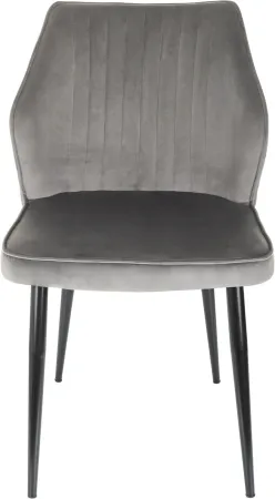 Стул для дома Бюрократ CH-K5 т.серый Holland 18 металл черный на ножках (CH-K5_1/HL18)