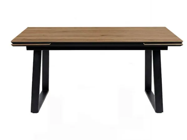 Стол DikLine DZ200 Дуб Галифакс/черный (2 уп.)