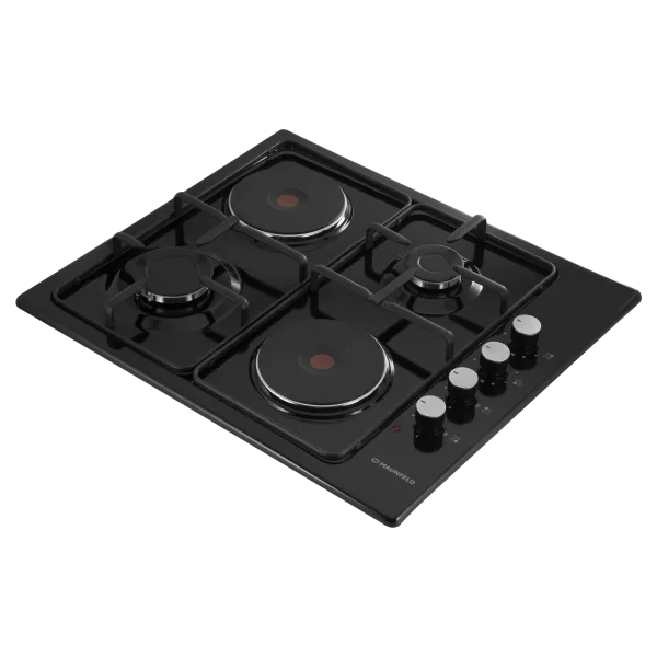 Комбинированная варочная панель MAUNFELD EEHE.64.5EB\KG Черный