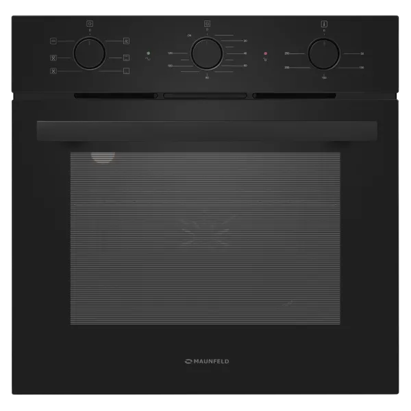 Шкаф духовой электрический MAUNFELD AEOF6060 Черный/черная фурнитура