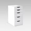 S00388 Ингар 5 комод 36x71x53, белый