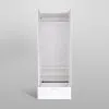 2.02.01.470.1 СИРИУС шкаф 2 двери и 1 ящик 78х59х220 белый RU