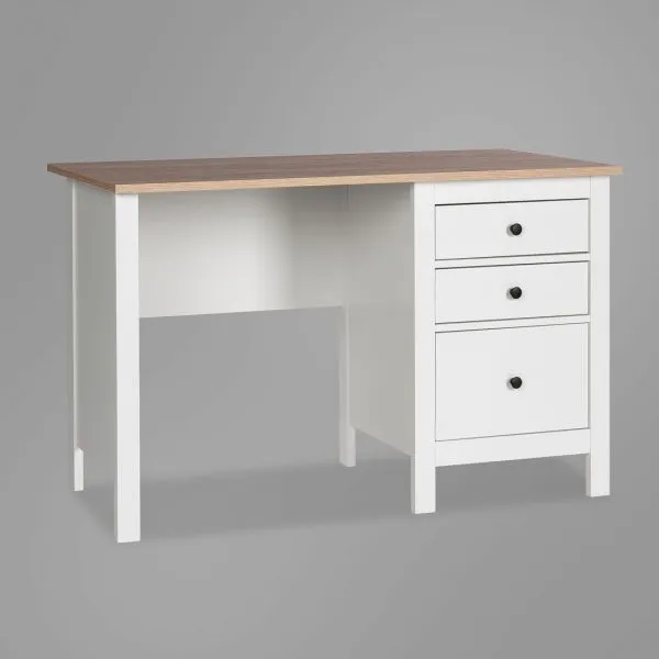 2.08.06.160.14 САГА стол письменный 120х56 белый/ясень