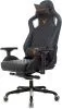 Кресло игровое Knight TITAN черный ромбик экокожа с подголов. крестов. металл