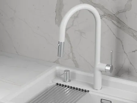 9010, ЧЕРНЫЙ, СМЕСИТЕЛЬ КУХОННЫЙ