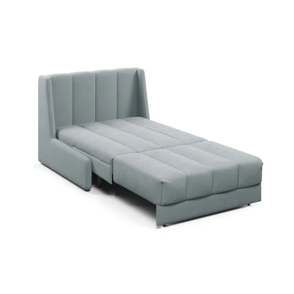 ВЕНЕЦИЯ Складная кровать светло-серая, 125