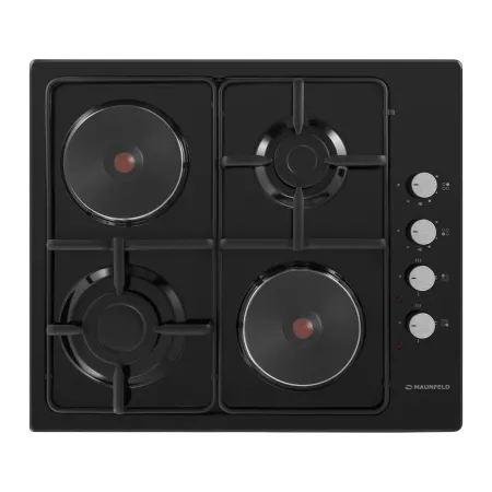 Комбинированная варочная панель MAUNFELD EEHE.64.5EB\KG Черный